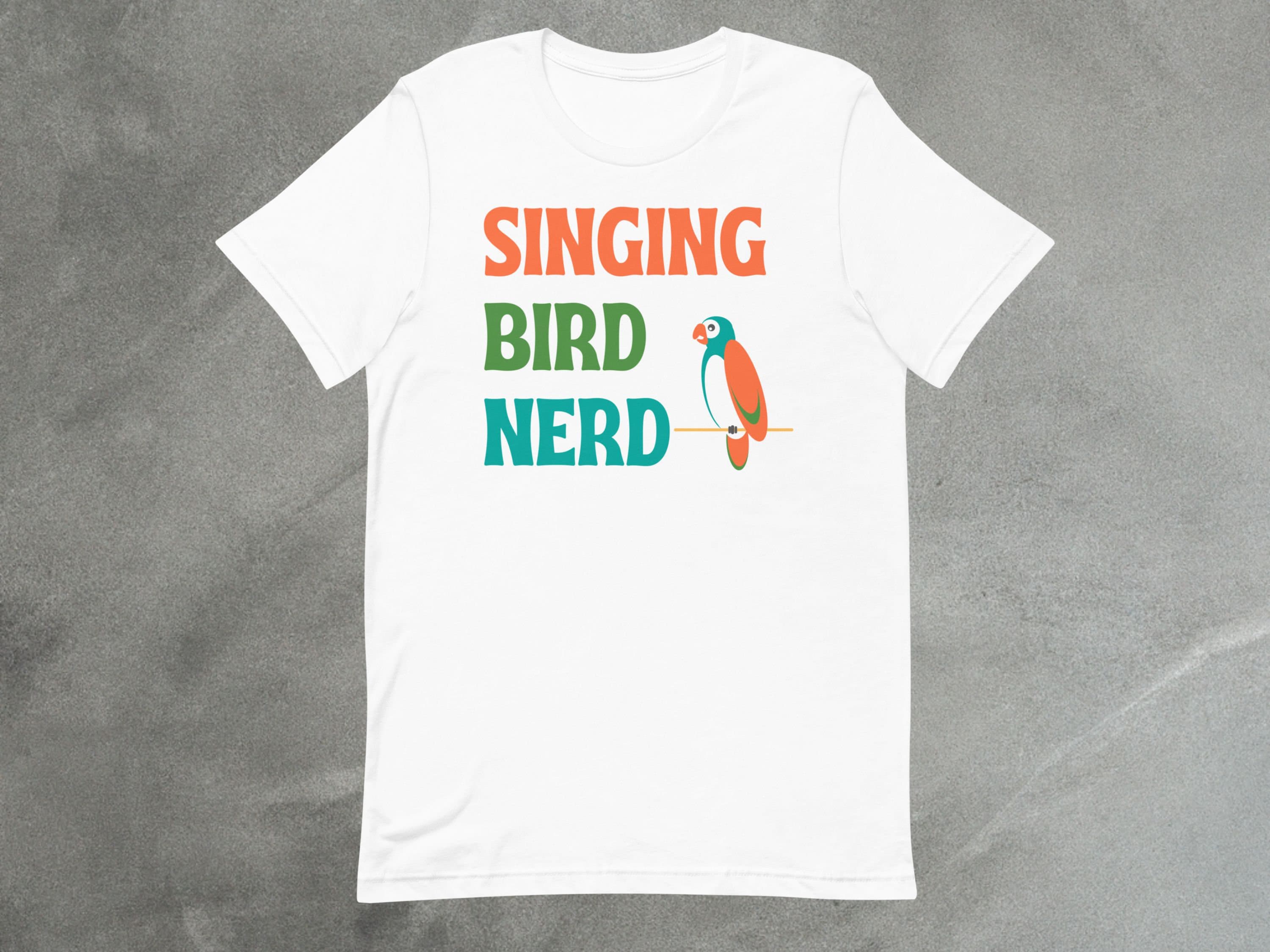 Singing Bird Nerd Tee | Unisex Theme Park Shirt image 2