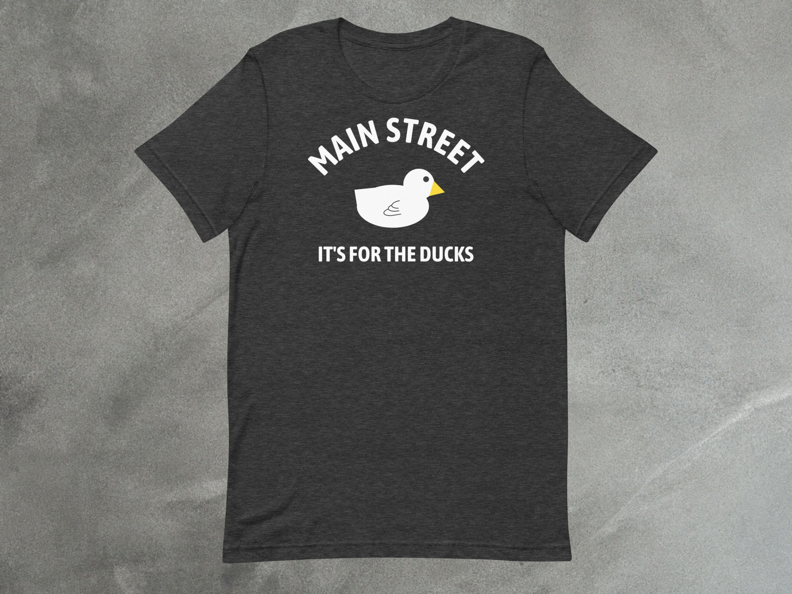 Funny Ducks Graphic Tee - Main Street Theme Park Shirt parody shirt