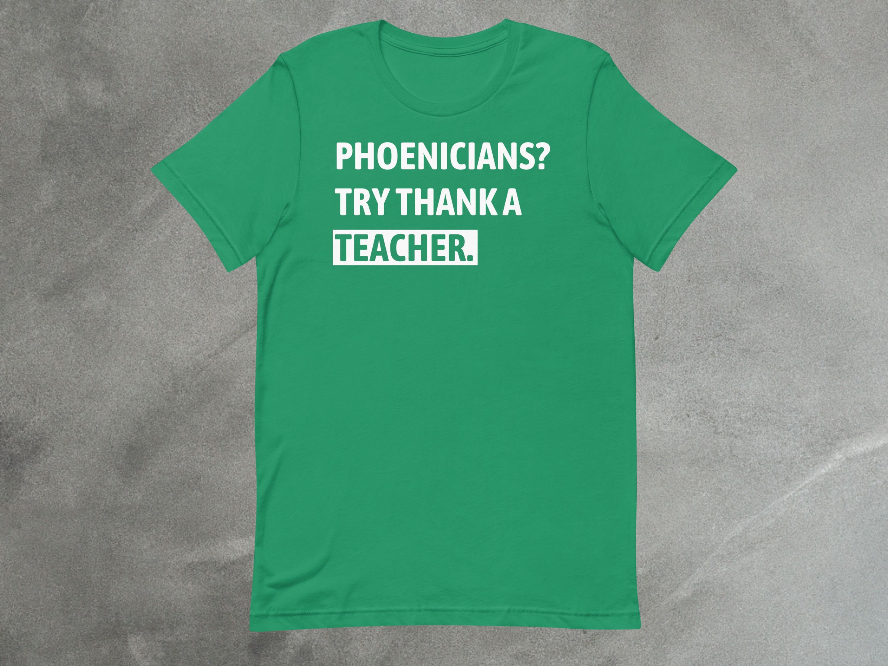 Thank a Teacher Tee – Phoenicians | Unisex Theme Park Shirt image 2