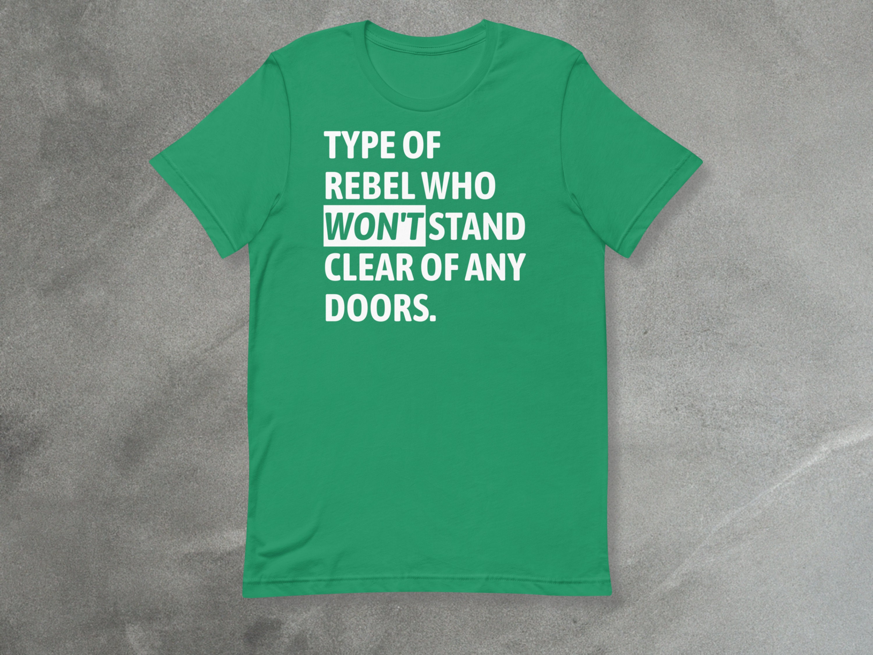 Monorail-Inspired Shirt - Won't Stand Clear of Any Doors - Unique Theme Park Tee image 2