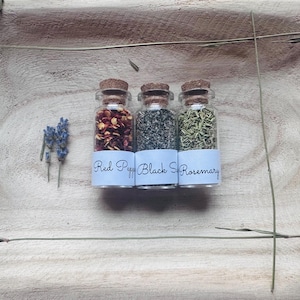 Witchcraft Herbs, Apothecary Starter Kit, Dried Wiccan Herbs, Protection Herbs, Love Herbs, Money Herbs, Herbs Spell Jars