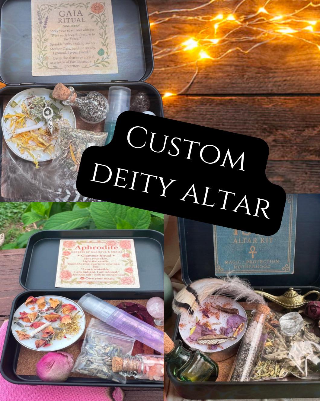 Custom Deity Altar, Personalized God Goddess Altar Tin - Etsy