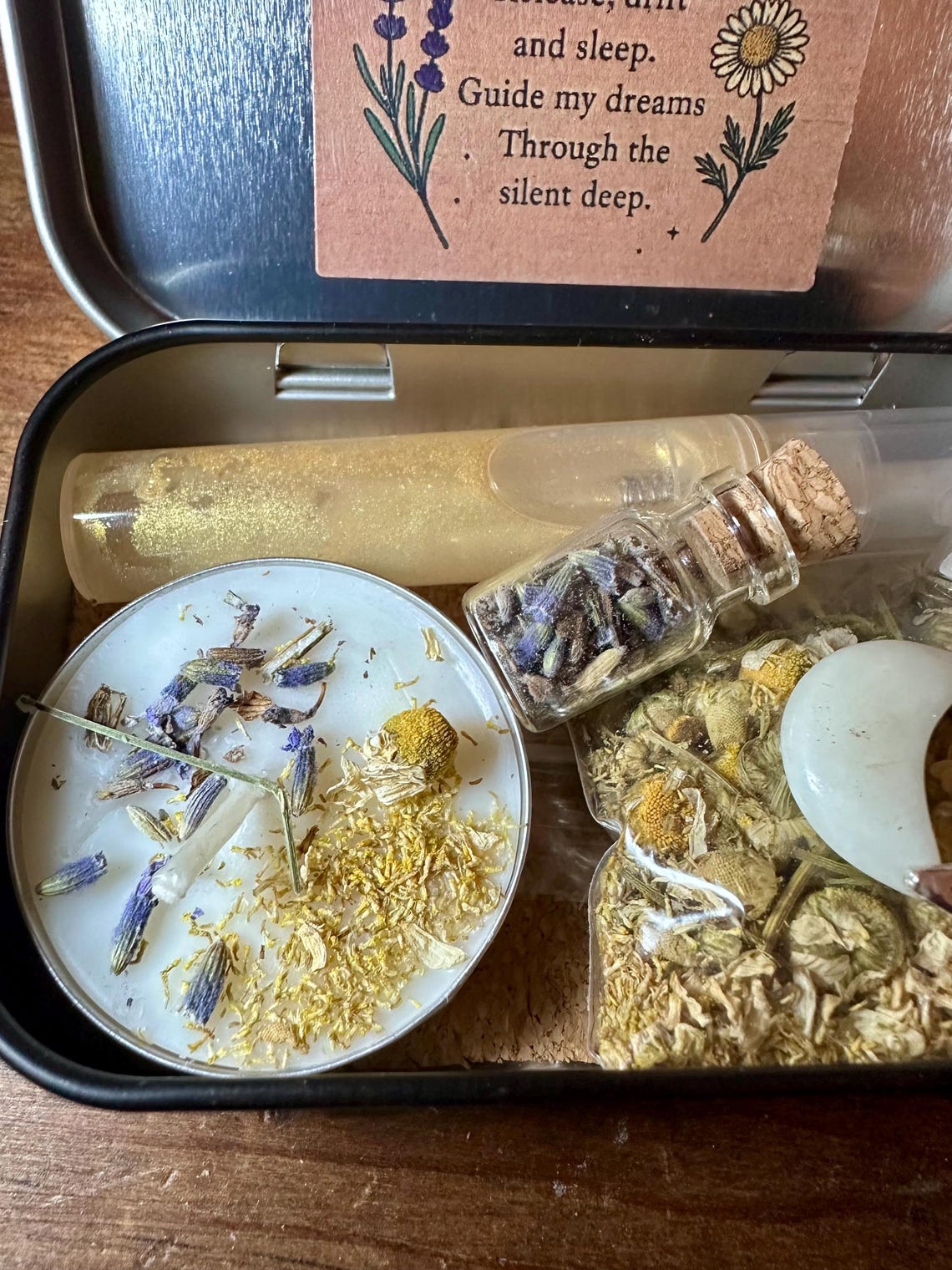 Sleep Altar Tin, Ritual Set, Calming Portable Altar - Etsy