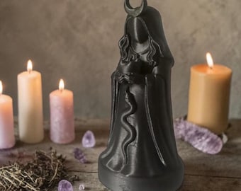 Altar tótem Lilith Gris oscuro 5 pulgadas, 3 pulgadas