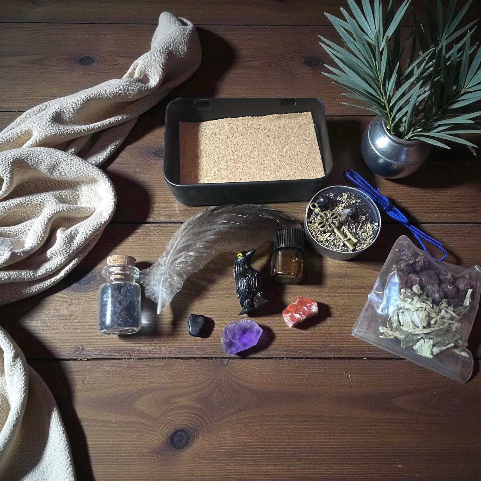 The Morrigan Altar Tin, Ritual Set - Etsy