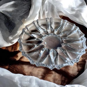 Glass Offering Bowl, Altar Dish, Wicca Pagan spirtual work spellwork, Witch Gift