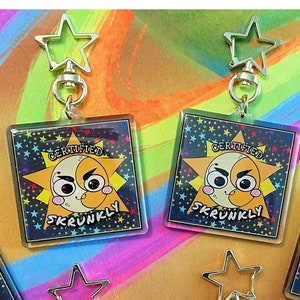Certified Skrunkly Sun Keychain &gt;:3 (FINAL RUN SALE!)