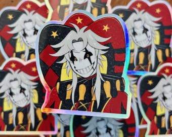 Vintage Taste Setter Sigma Pierrot Decorative Box Sitting on Black