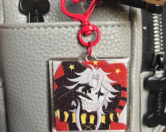 Pierrot "Crazy In Love" Acrylic Charm <3 (The Freak Circus) PRE-ORDERS!