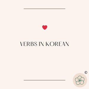 Korean Verbs
