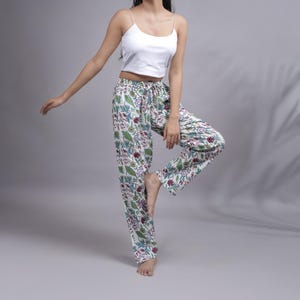 Festive Pants: Soft, Luxurious Cotton Presents for Mom- Velvet Bloom