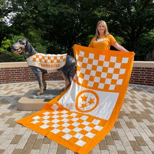 University of Tennessee Vols custom heirloom quilt