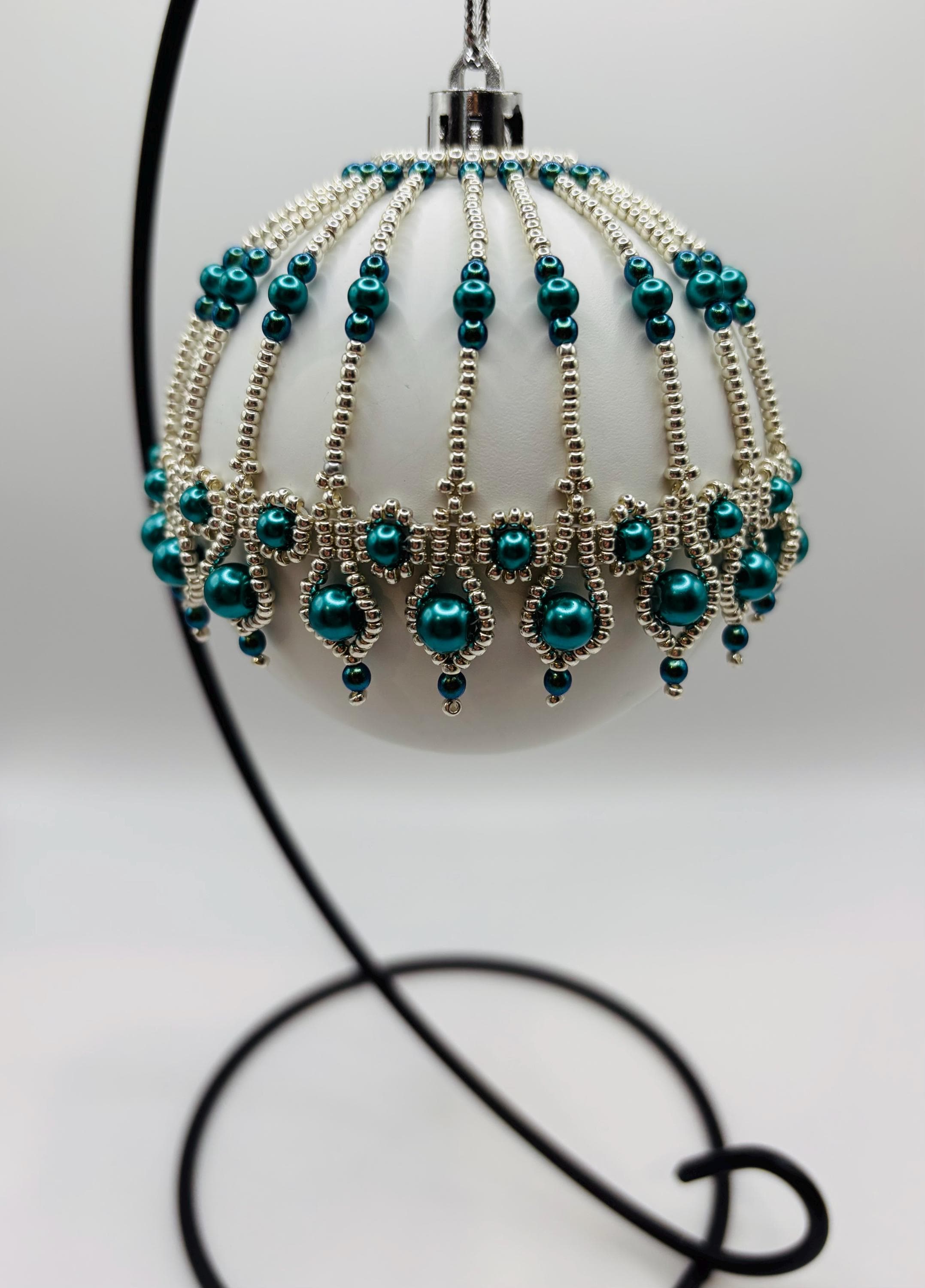 Spring Bauble Spring Rain Beaded Ornament Cover Pattern, Bauble PDF - Etsy