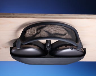 AirPods Max Under-Desk Charging Dock | Magnetic Sleep, Hidden Mount for USB-C & Lightning Models
