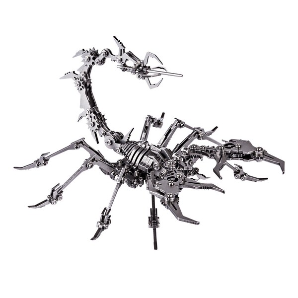 Kit Scorpion mécanique DIY | Assemblage de modèle de puzzle d’insectes en métal et kit d’artisanat de puzzle