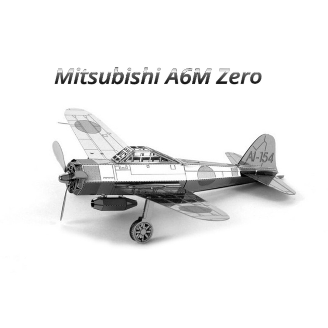 DIY Metal Mitsubishi A6M Zero Model Kit Etsy