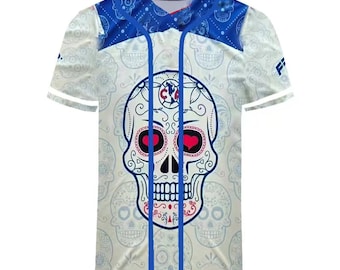 America Skull Baseball Jersey