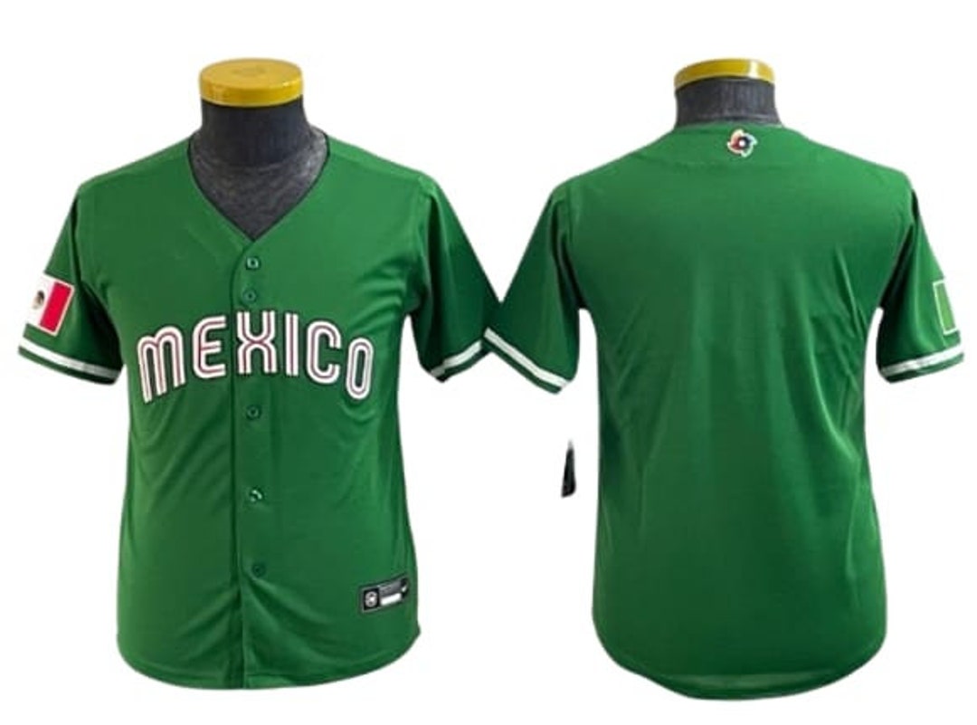Mexico Baseball Green Premium Jersey - Etsy