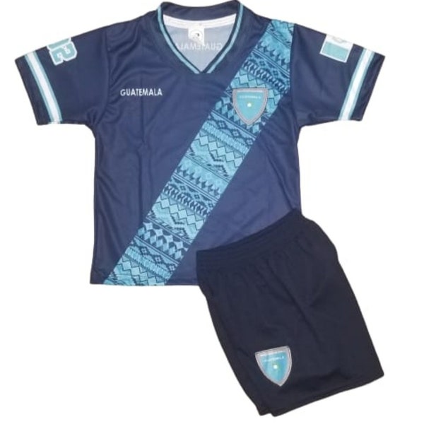 Guatemala Premium Kids Jersey and Shorts