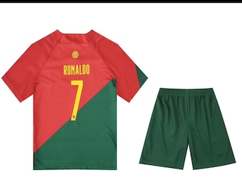 Portugal Ronaldo kindershirt en korte broek