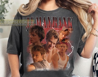 Maglietta Comfort Colors JJ Maybank Vintage Graphic, T-shirt unisex Outer Banks, T-shirt JJ Maybank Outer Banks