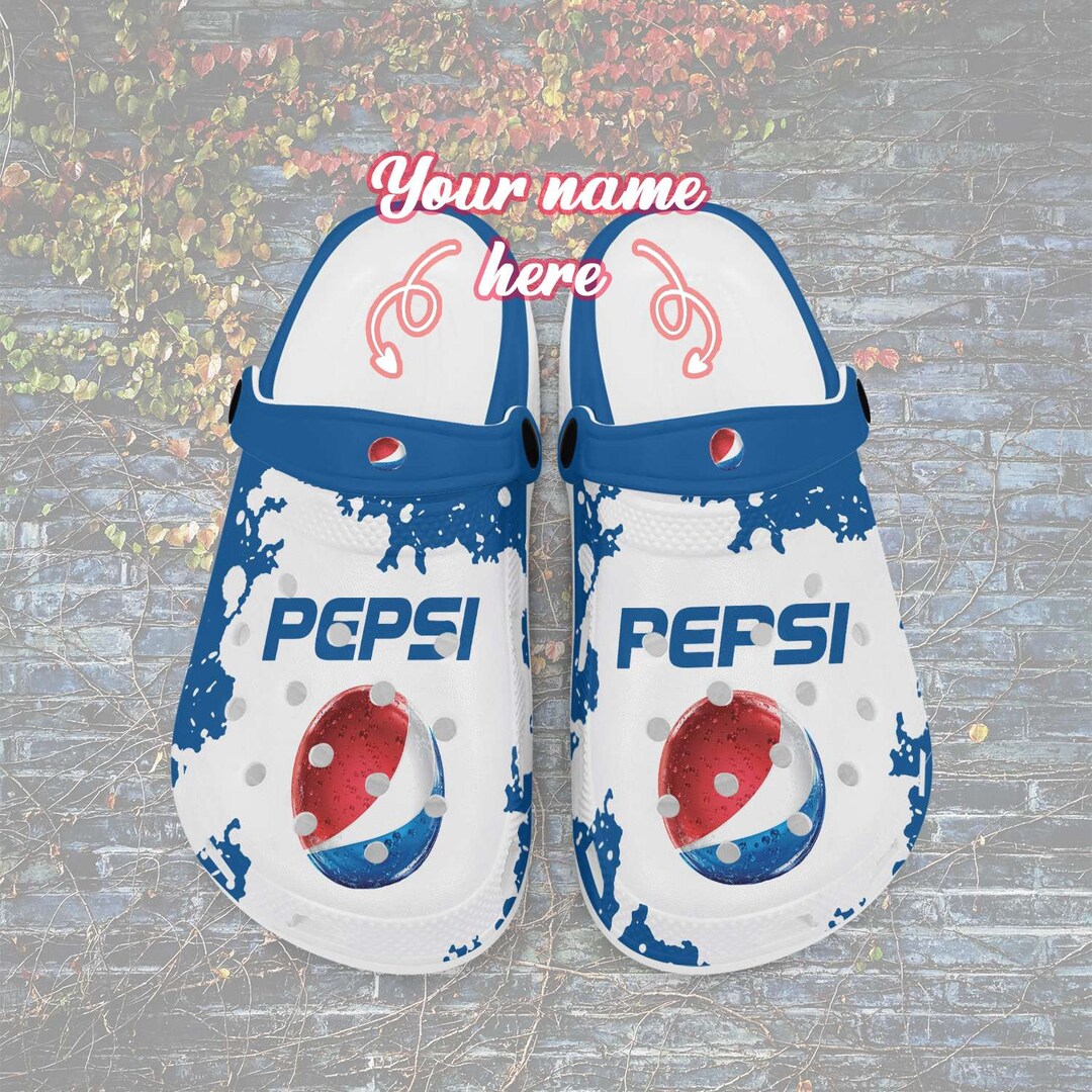 Croc Shoes Clog Shoes Pepsi Drink Adults Clog for Men Etsy