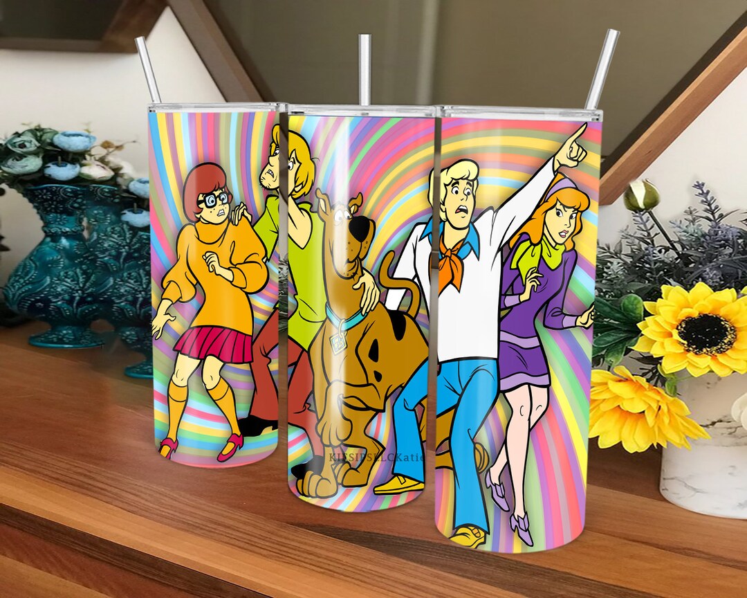 Scooby Doo Tumbler PNG Cartoon Character Tumbler Wrap - Etsy
