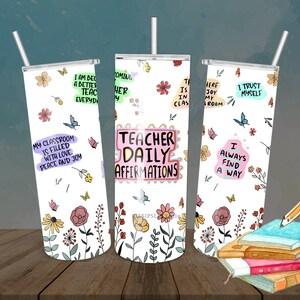 Teacher Tumbler PNG, Teacher Tumbler Design Sublimation, Teacher Tumbler Wrap, Teacher PNG 20oz, Skinny Tumbler PNG , Back to school digital