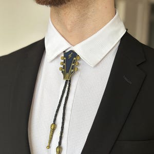 Western Bolo Tie for Men Leather Cord Woven Western Accessory for Men Cowboy Necktie Father&#39;s Day Gift Rodeo Bolo Tie Wedding Necklace