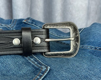 Western Belt Buckle Cowboy Buckle Groomsman Rodeo Style Belt Buckle for Western Belt Country Gift for Him Men's Belt Accessories