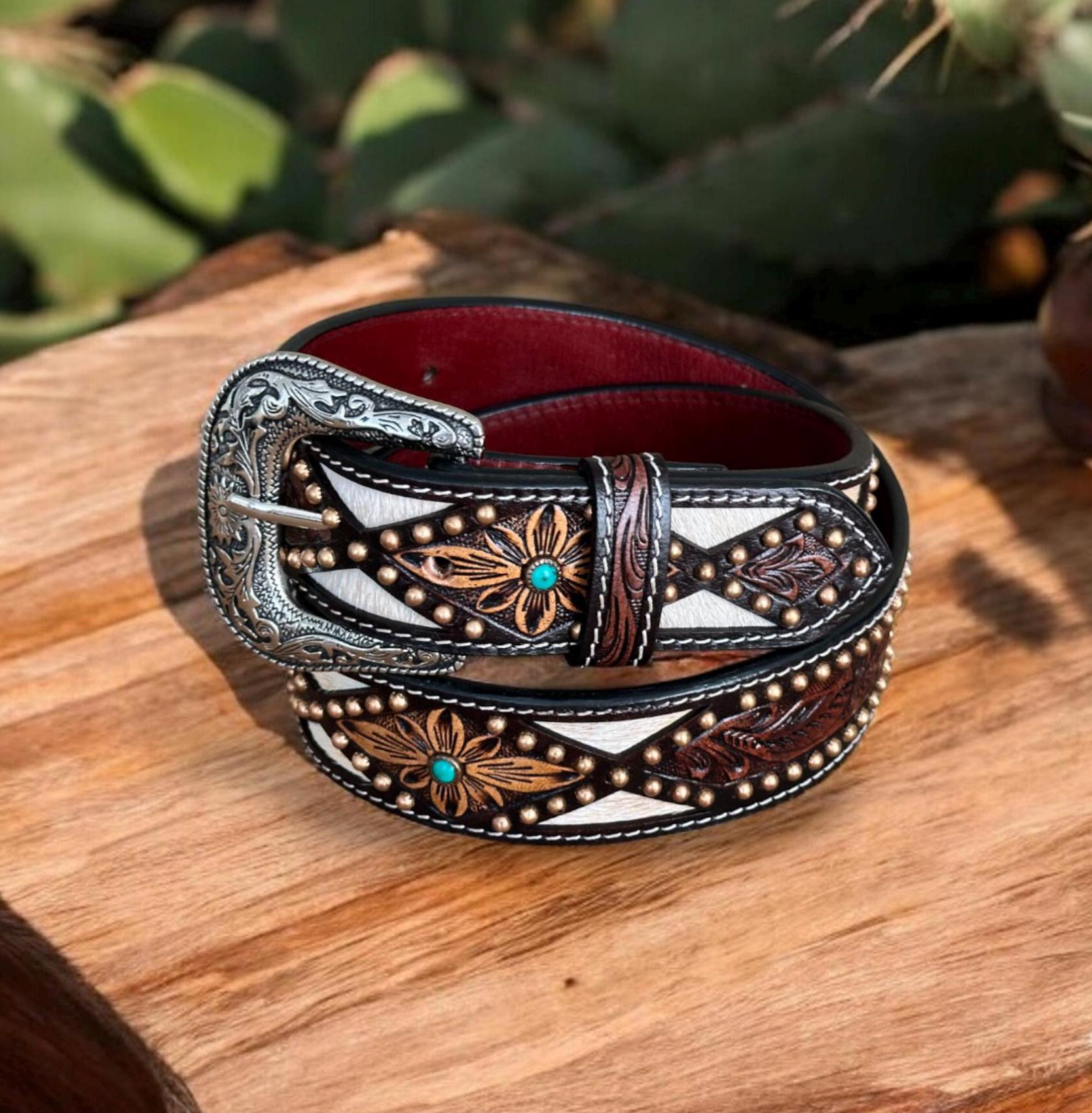 Floral Concho Belt - Etsy