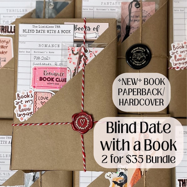 Blind Date with A Book BUNDLE & SAVE | NEW Paperback/Hardcover | Choose Genre: Romance | Mystery Thriller | Fantasy | Historical Fiction