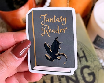 Bookish Sticker | BookTok Sticker | Vinyl Waterproof Sticker | Gift for Book Lovers | Fantasy Reader Book Sticker