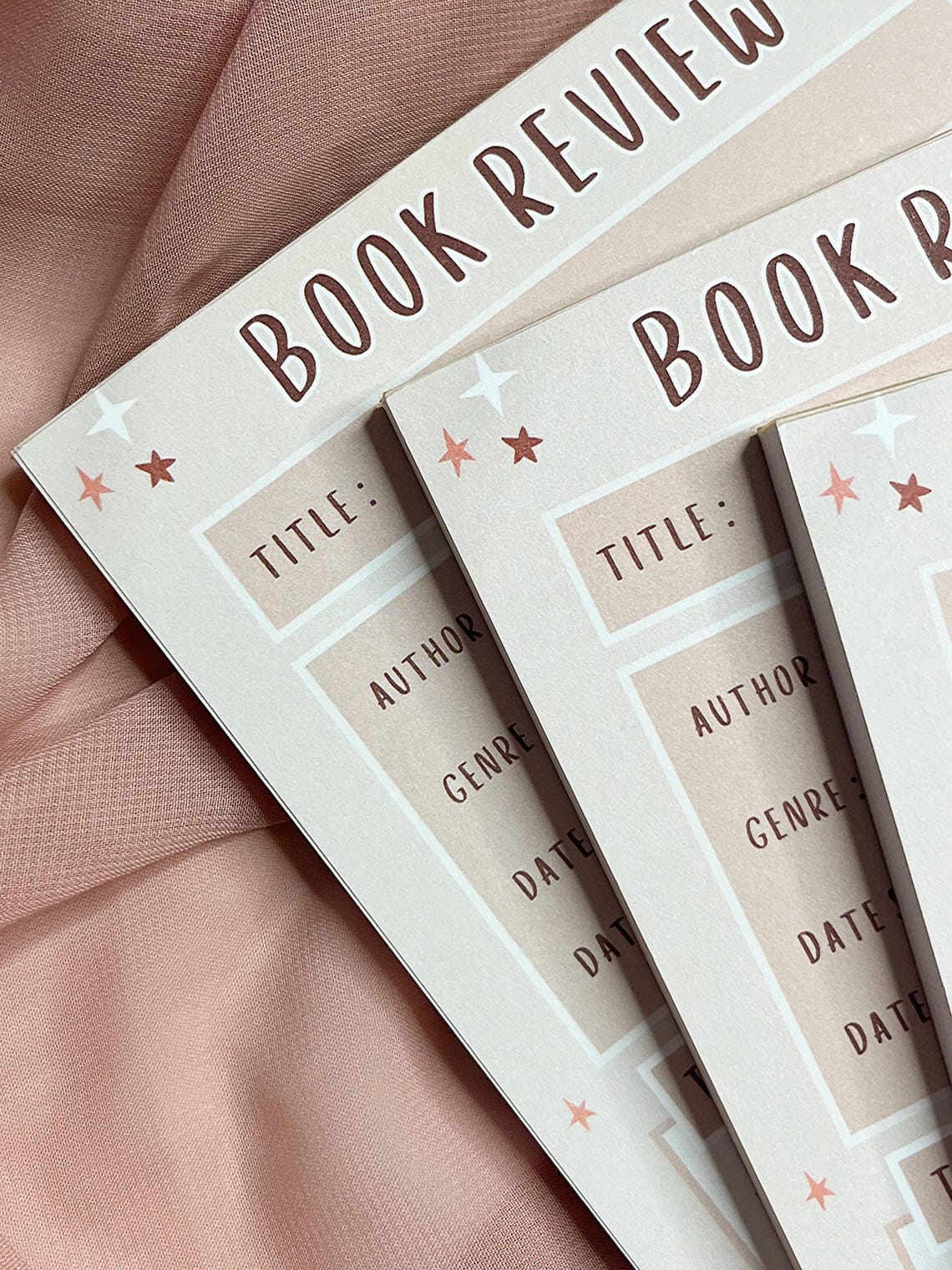 Book Review Notepad | Bookish Notepad, 5x8 Memo Pad With Chipboard ...