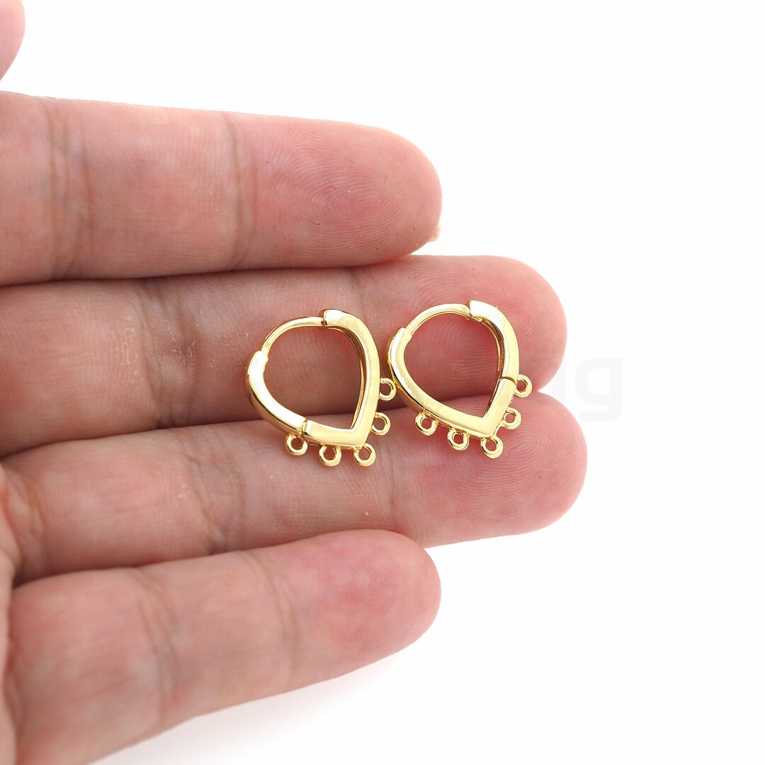 18k Gold Filled Water Drop Stud Earringsminimalist Etsy