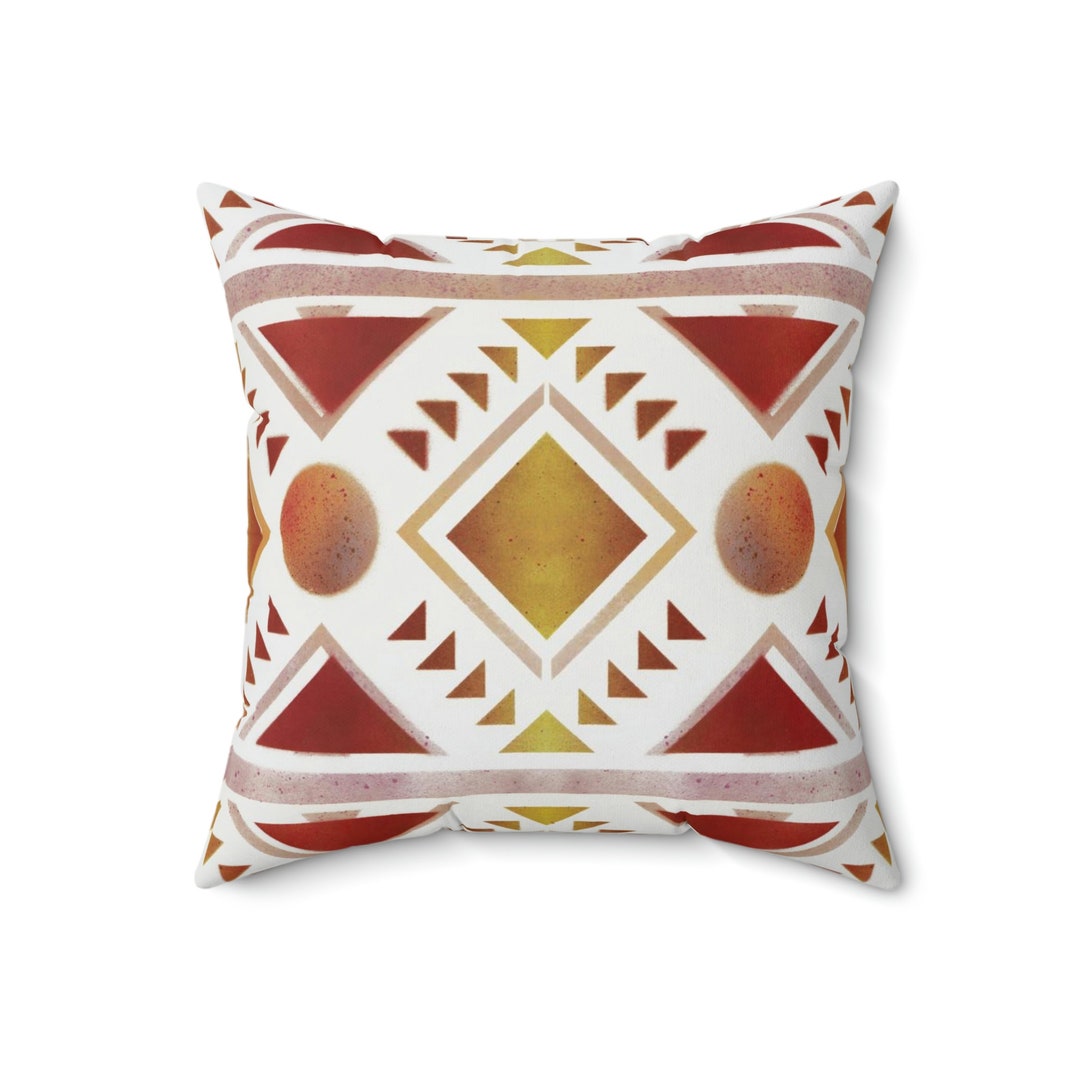 7 Directions Rising Sun Canvas Pillow Etsy