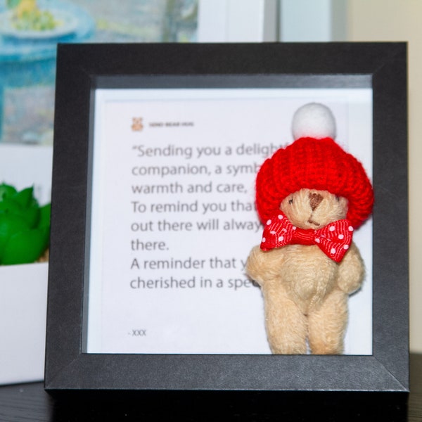 Pocket-sized Bear Hug: Spreading Positivity and Warmth. Thoughtful Gift to Show You're Remembered.