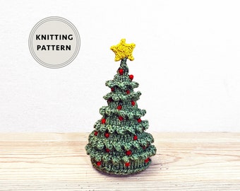 Modèle de tricot d'arbre de Noël