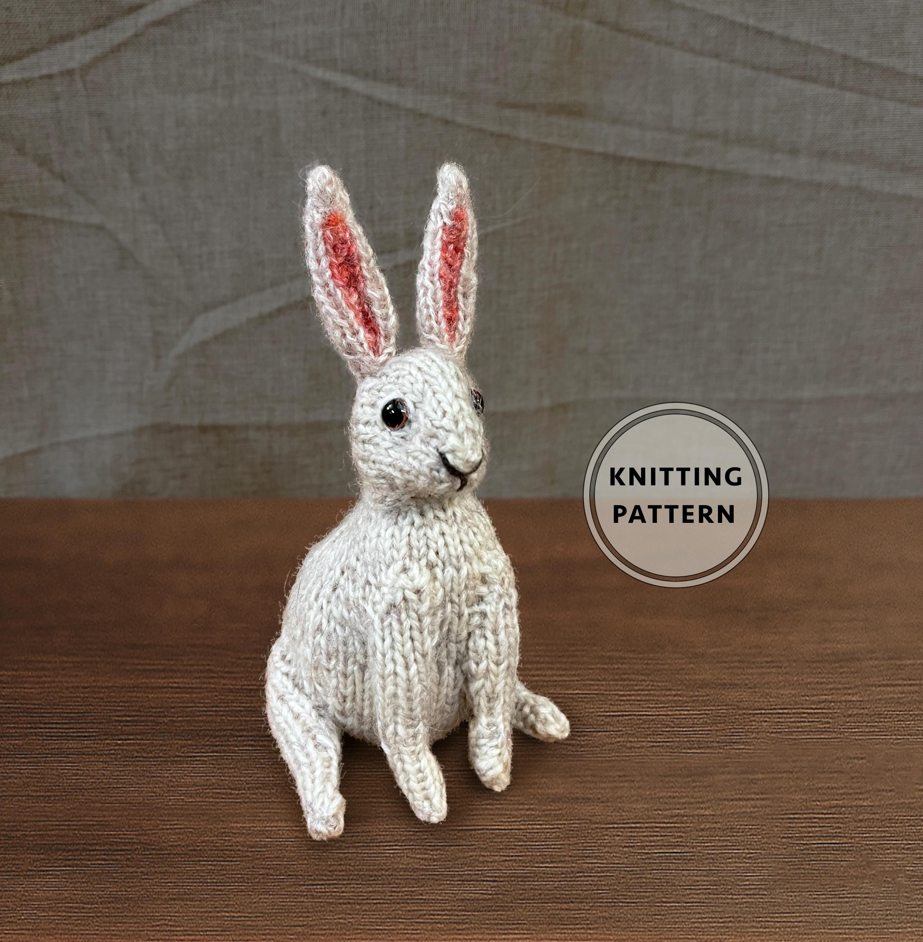 Bunny Knitting Pattern - Etsy
