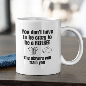 Funny Referee Gift for Official Sports Mug with Whistle Design Cup for Umpire Coffee Mug Humor Present Themed Ceramic Drinkware Birthday