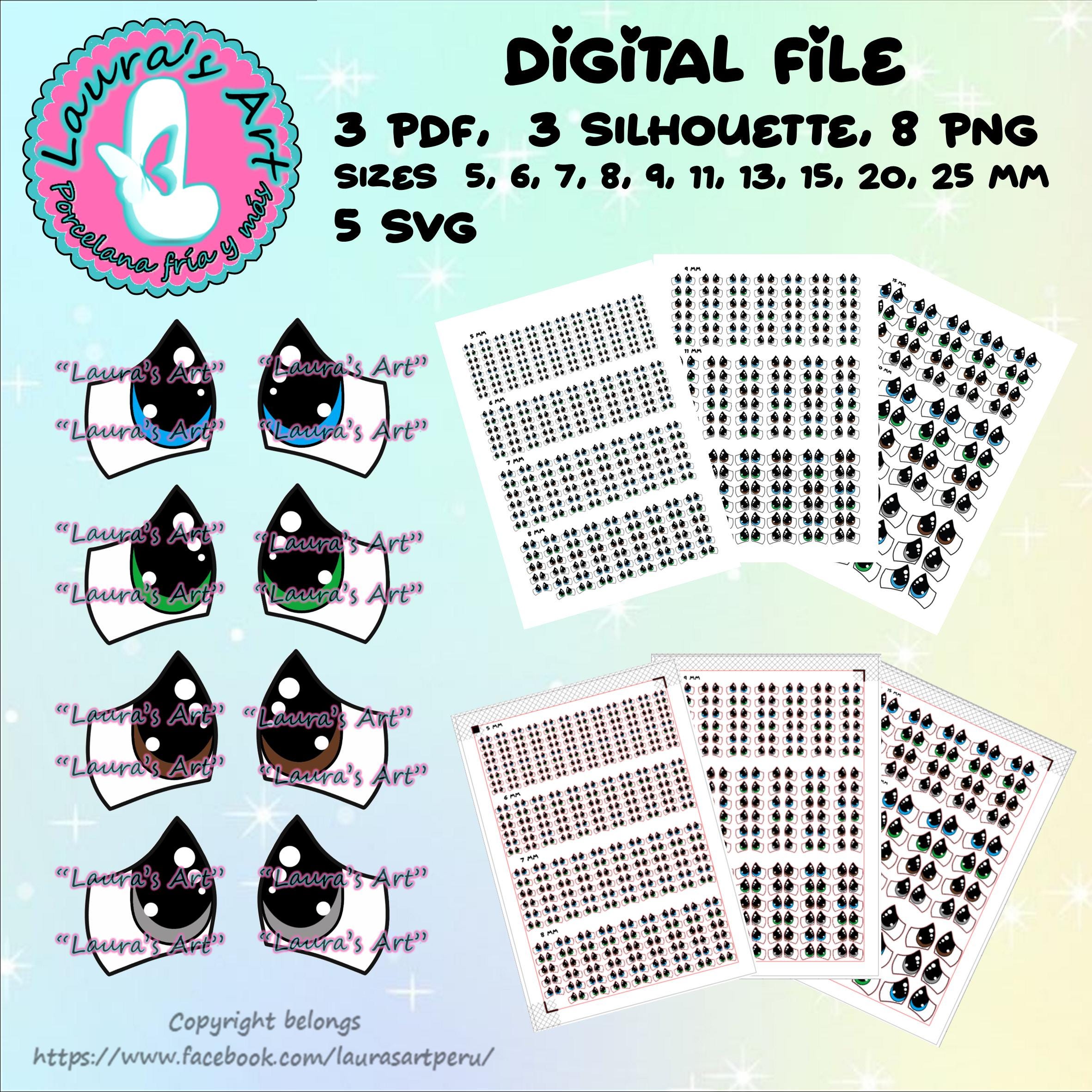 3d Eyes Stickers - Etsy display picture 1