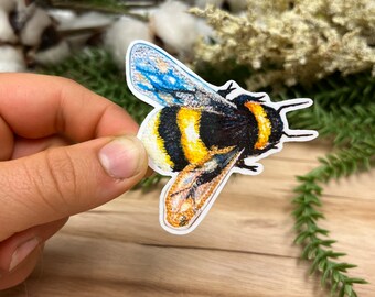Bee sticker wees vriendelijk sticker honingbij sticker cadeau hydroflask bijenhouder cadeau bij sticker bundel hommel vinyl sticker decal bee kunst cadeau