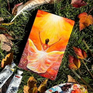 Op maat geschilderde bijbel handgeschilderde compacte bijbel aangepaste trouwbijbel, geschilderde bijbelomslag, doop aangepaste geschenken bijbelkunst KJV NIV NLT esv