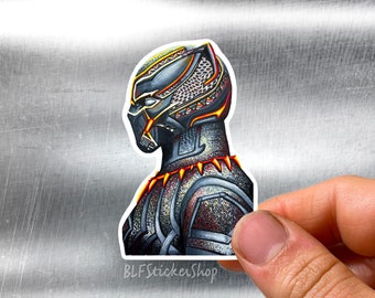 ブラックパンサービニールステッカー、防水マーベルステッカー、ワカンダステッカー、ブラックパンサーデカール