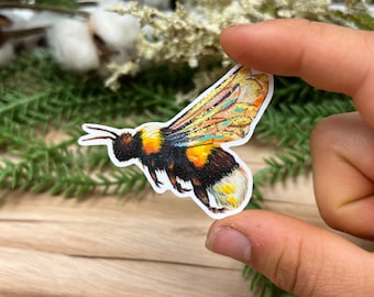 Bee sticker wees vriendelijk sticker honingbij sticker voor hydroflask bijenhouder cadeau bij sticker bundel hommel vinyl sticker sticker decal bee kunst cadeau