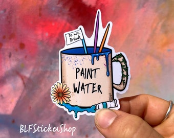 Artist Sticker Gift for Artist Gift Art Lover Art Teacher Gift Art Studio Decor Art Sticker Art Student Gift Painter Sticker Painter Gift