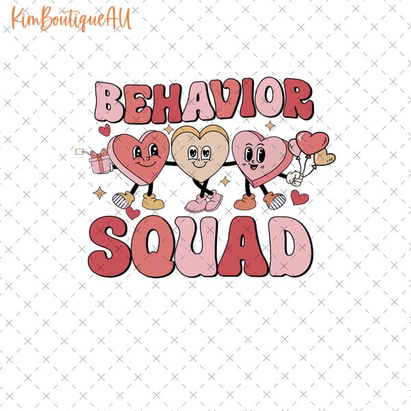 Behavior Squad Valentine Png, Applied Behavior Analysis Png, ABA Valentine Png, Valentine Behavior Analyst Png, ABA Therapist Valentine Png