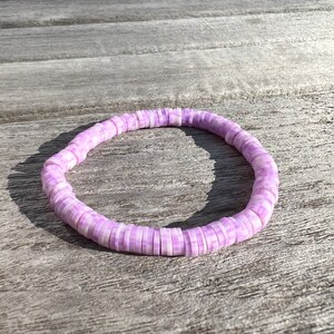 Lavendel Clay - Clay Perlen Armband