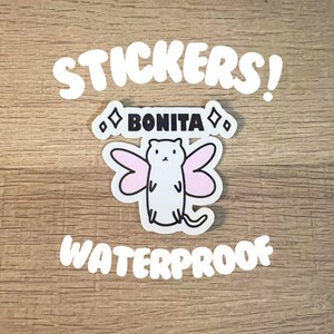 Cute Cat Sticker - Waterproof Sticker
