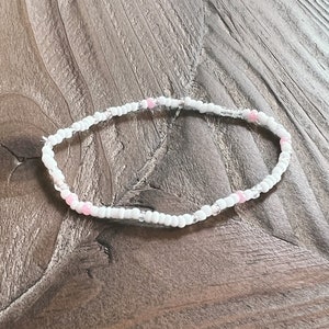 Rosa / Glasschliff-Armband